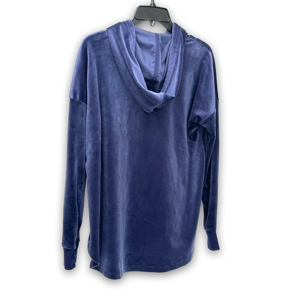 Alfani velour lounge suit. Size small. Dark blue - Picture 2 of 6